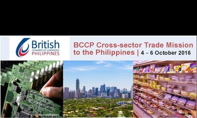 BCCP Cross-sector Trade Mission set on 4 - 6 October 2016 in Manila, Philippines.
